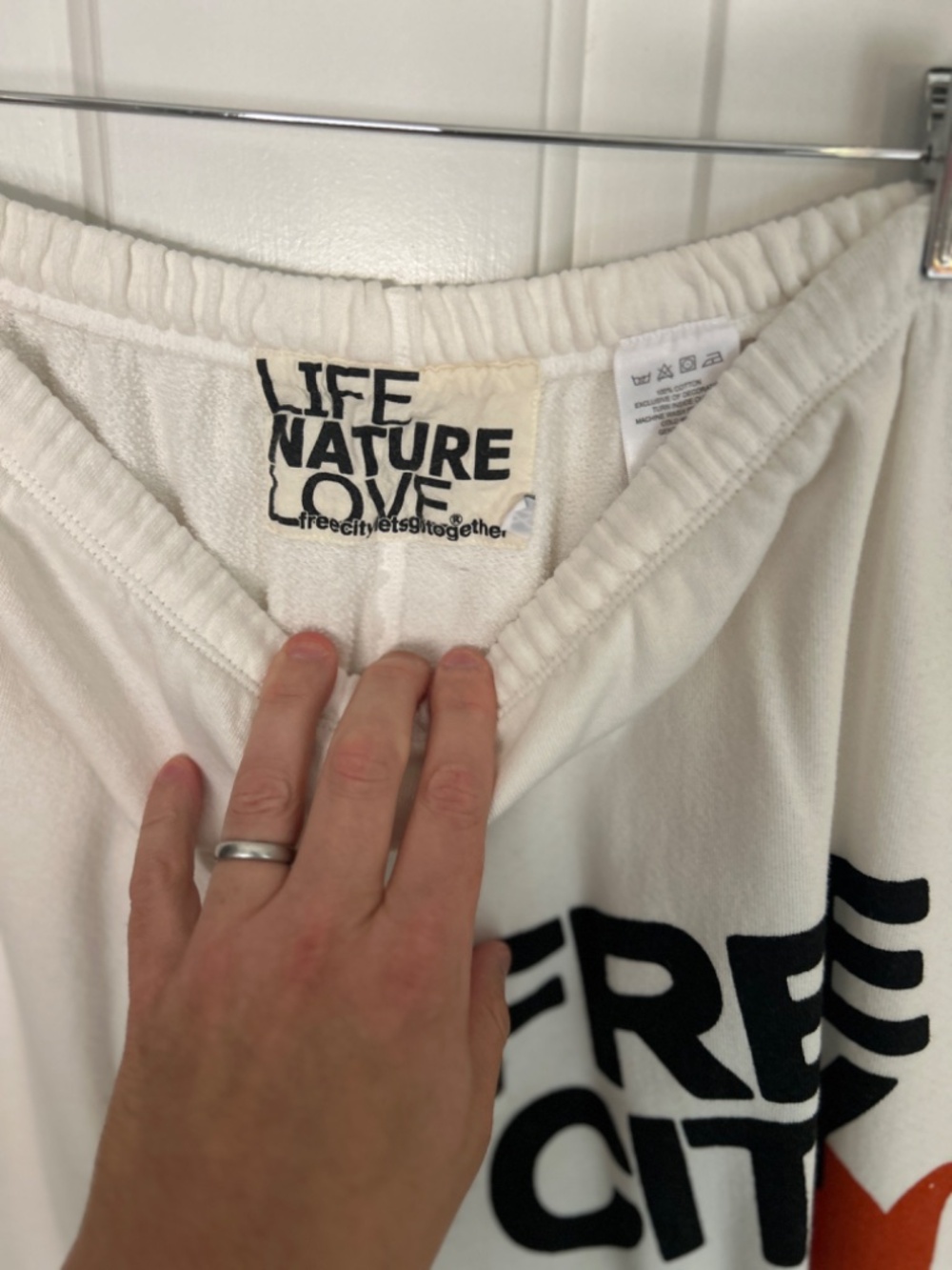 FREECITY sweatpant - chalk orange - XL - Picture 2 of 6